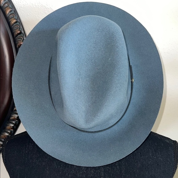 rag & bone Women’s Slate Gray Felt Floppy Brim Fedora Size Medium